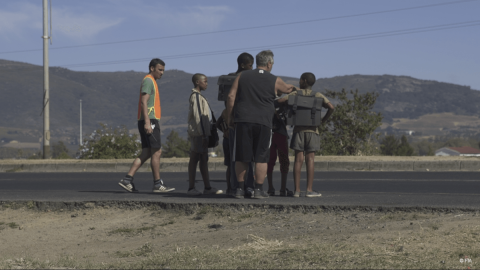 Preparing the highway crossing scene - Save Kids Lives - A film directed by Luc Besson - #SAVEKIDSLIVES - FIA foundation